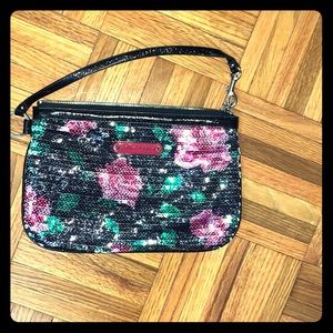 Beautiful Floral Sequin Betsy Johnson Bag